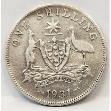 AUSTRALIA 1931 . ONE 1 SHILLING